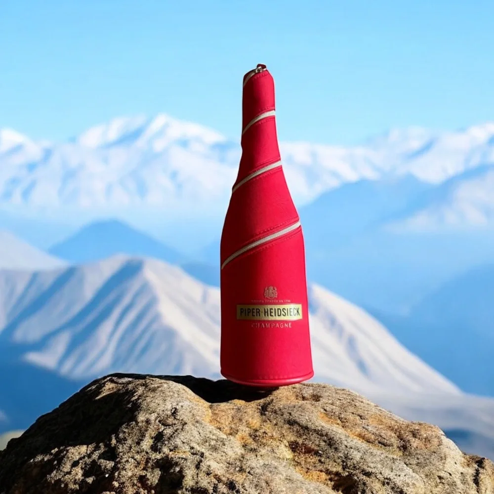 Piper Heidsieck Champagne Neoprene Cooling Sleeve  Fits one 750ml Bottle EUC